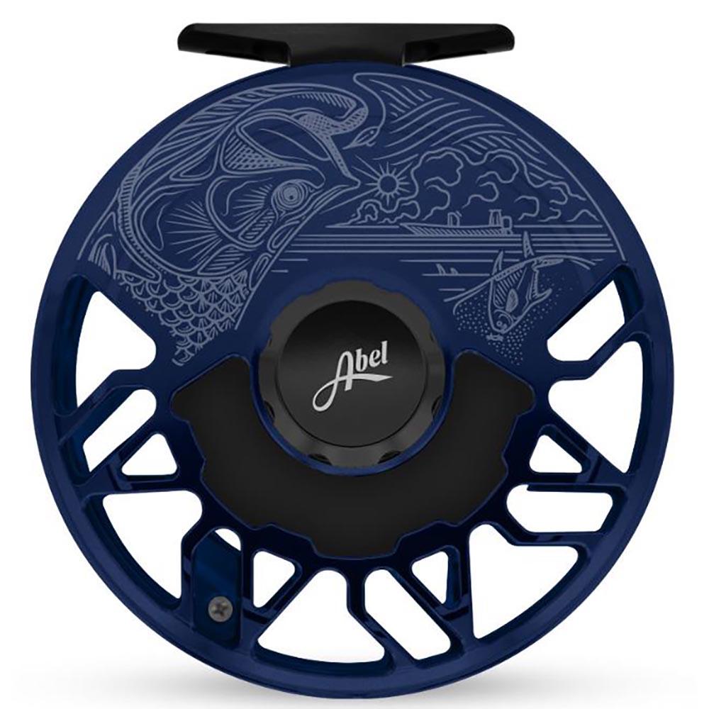 Abel Rove Reel in Satin Deep Blue and Underwood Salt